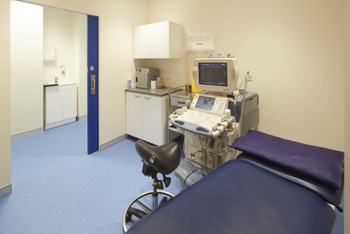Radiology interior design of Ultrasound room